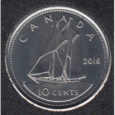 2016 - B.Unc - Canada 10 Cents