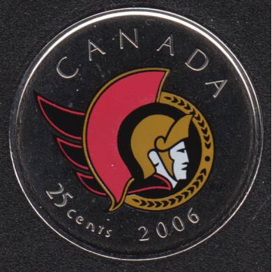 2006 P - NBU - Ottawa Senators - Canada 25 Cents