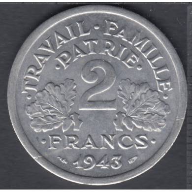 1943 - 2 Francs - France
