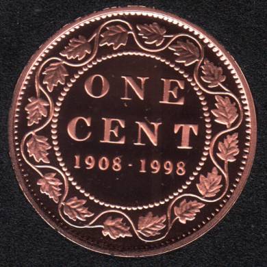 1998 - 1908 - Proof - Canada Cent