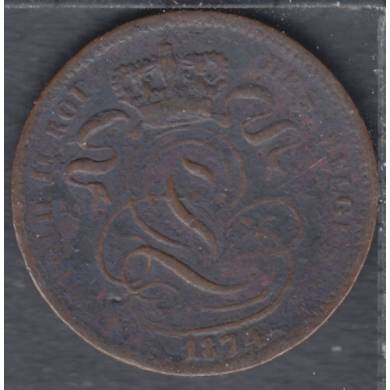 1874 - 1 centime - Belgium