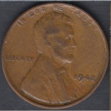 1942 - VF - Lincoln Small Cent USA