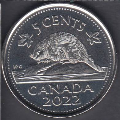 2022 - B.Unc - Canada 5 Cents