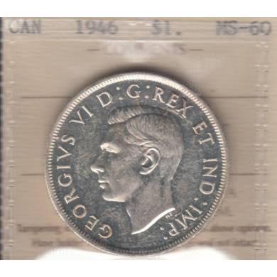 1946 - MS-60 - ICCS - Canada Dollar