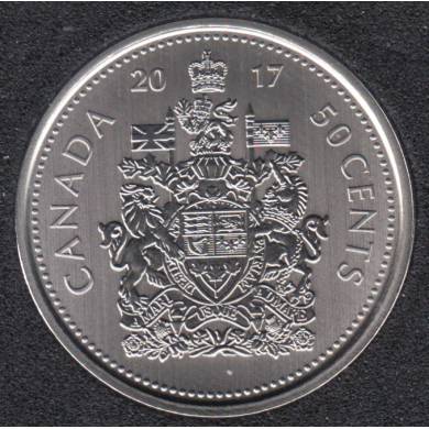 2017 - Specimen - Coat of Arms - Canada 50 Cents