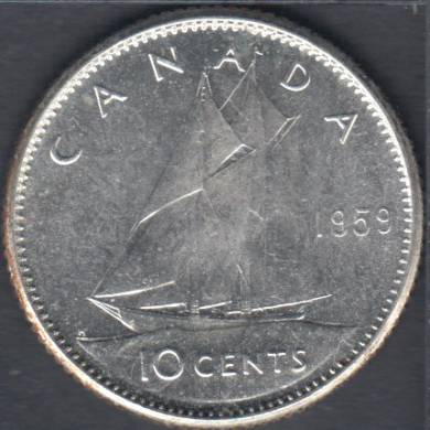 1959 - B.Unc - Canada 10 Cents