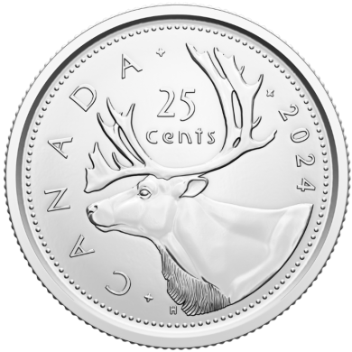 2024 - B.Unc - Canada 25 Cents - Sa Majest le roi Charles III