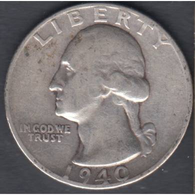 1940 S - Washington - 25 Cents