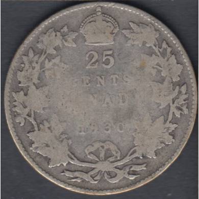 1930 - A/G - Canada 25 Cents