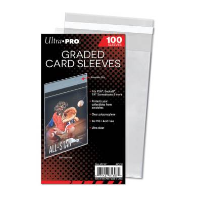 Graded Card Sleeves Resealable - 100 Bags - Ultra-Pro