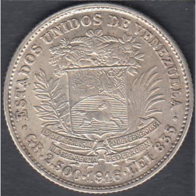 1946 - 50 Centimos - AU - Venezuela