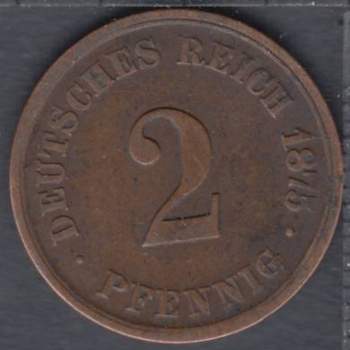 1875 A - 2 Pfennig - Germany