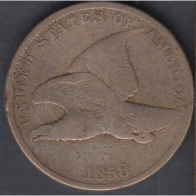 1858 - VG - Flying Eagle Small Cent