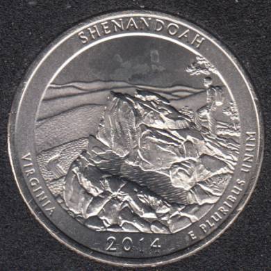 2014 P - Shenandoah - 25 Cents