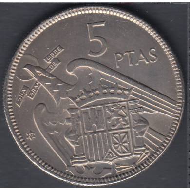 1957 (67) - 5 Pesetas - Spain