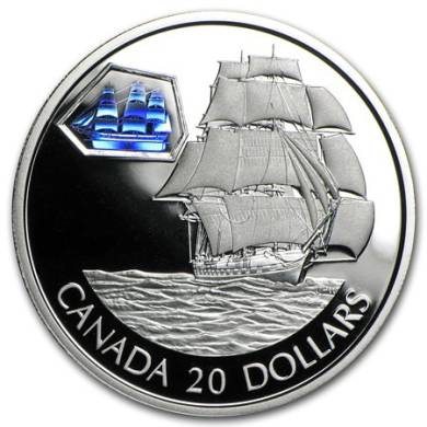 2001 - $20 - Transport Bateau 'Marco Polo' Épreuve numismatique en Argent