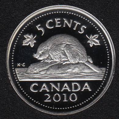 2010 - Proof - Silver - Canada 5 Cents