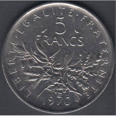 1970 - 5 Francs - France