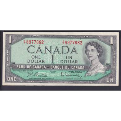 1954 $1 Dollar - AU - Beattie Rasminsky - Prefix F/F
