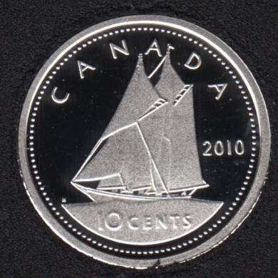 2010 - Proof - Silver - Canada 10 Cents