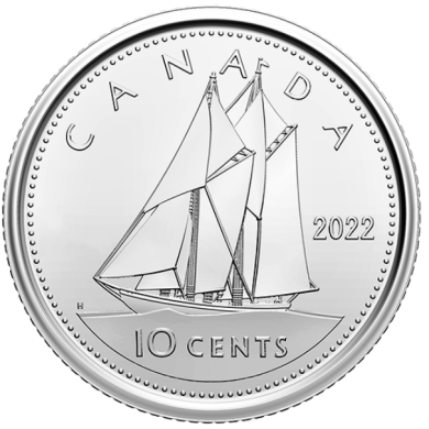 2022 - Specimen - Canada 10 Cents