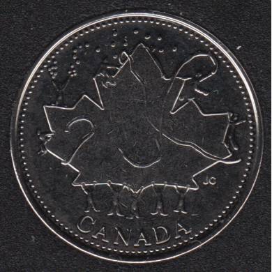 2002 - 1952 P - NBU - Journée du Canada - Canada 25 Cents