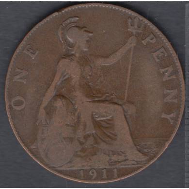 1911 - 1 Penny - Geat Britain