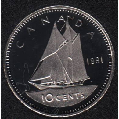 1991 - Proof - Canada 10 Cents