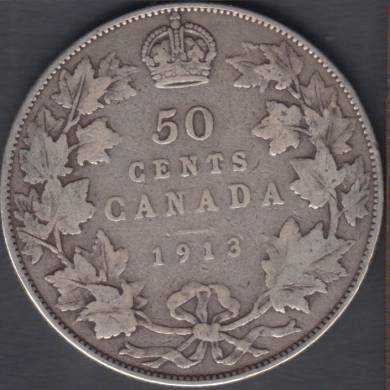 1913 - VG/F - Canada 50 Cents
