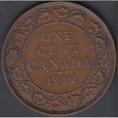 1914 - Fine - Canada Large Cent