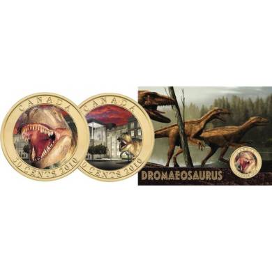 2010 - 50 Cents - Daspletosaurus Torosus Dinosaure & Cartes
