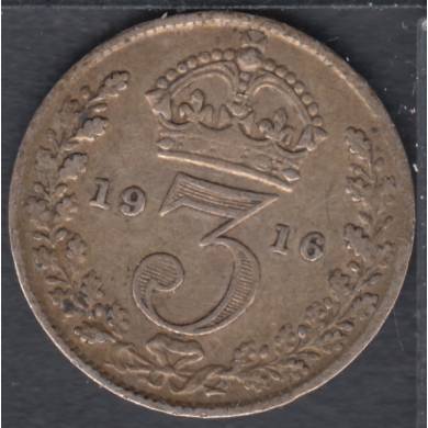 1916 - 3 Pence - Great Britain