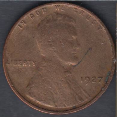 1927 - VG - Lincoln Small Cent USA