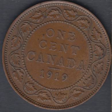 1919 - EF/AU - Canada Large Cent