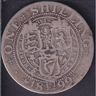 1899 - VG - Shilling - Great Britain