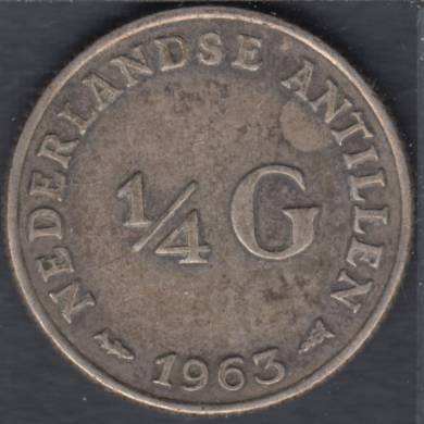 1963 - 1/4 Gulden - Netherlands Antilles
