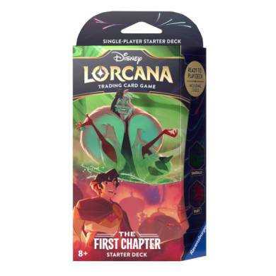 Disney Lorcana First Chapter Starter Deck - Emerald/Ruby