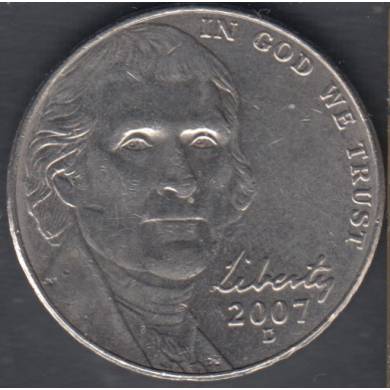 2007 D - Jefferson - 5 Cents