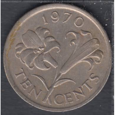 1970 - 10 Cents - Bermude