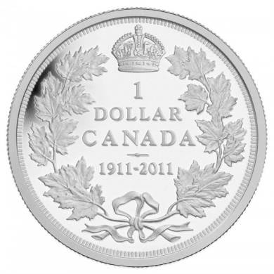 2011 - Dollar preuve numismatique en argent dition spciale - Centenaire du dollar en argent 1911