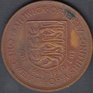 1960 - 1/12 Shilling - Jersey