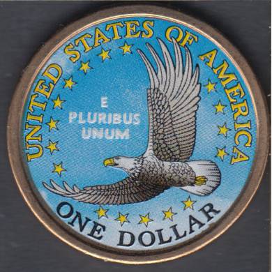 2000 P - B.Unc - Color - Sacagawea - Dollar