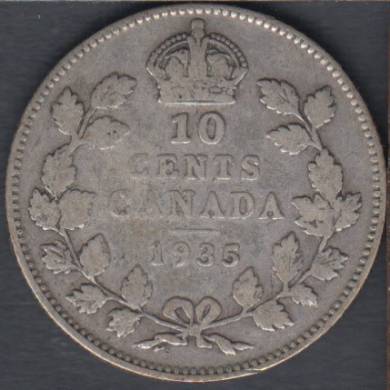 1935 - VG/F - Canada 10 Cents
