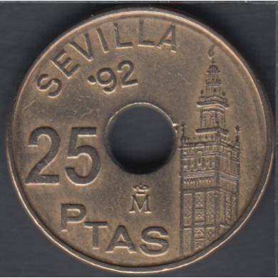 1992 - 25 Pesetas - Espagne
