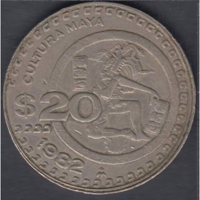 1982 Mo - 20 Pesos - Mexique