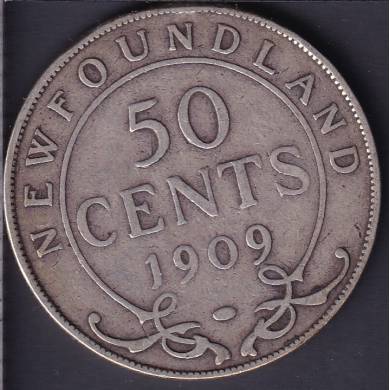 Terre Neuve - 1909 - 50 Cents