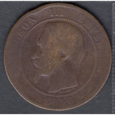 1856 BB - 10 Centimes - France
