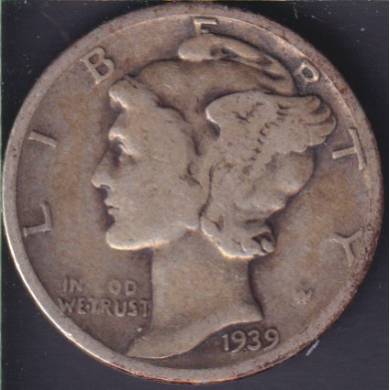 1939 - Mercury - 10 Cents