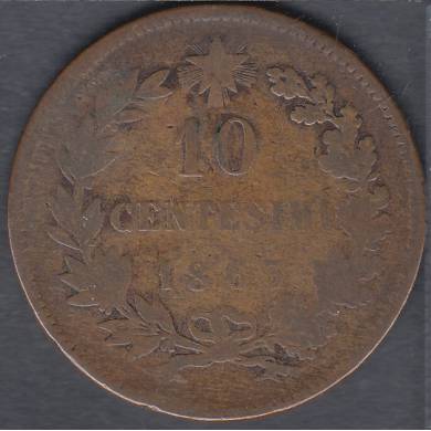 1863 - 10 Centisimi - Italy