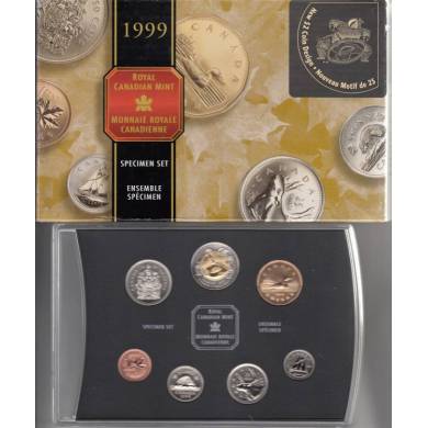 1999 CANADA SPECIMEN SET - SPECIAL EDITION NUNAVUT - 7 COINS SET - ORIGINAL RCM MINT